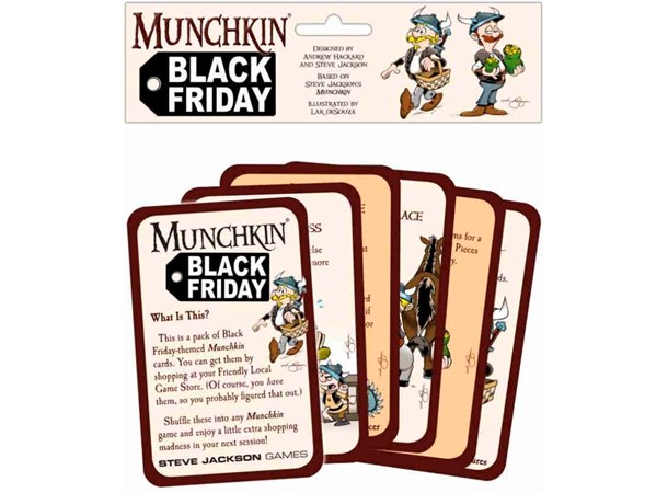 Munchkin Black Friday Expansion Utvidelse til Munchkin - 5 nye kort