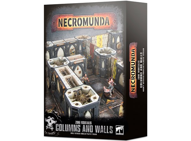 Necromunda Terrain Columns & Walls Zone Mortalis