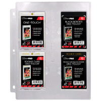 Plastficka 4-Pocket ONE-TOUCH 23-100pt Ultra Pro Page - 1 stk