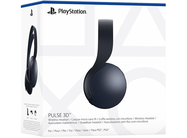 Playstation 5 Pulse 3D Headset Svart Trådløse hodetelefoner til PlayStation 5