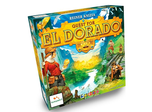 Quest for El Dorado Brädspel Svensk utgåva 