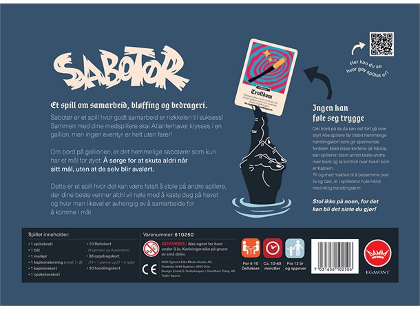 Sabotør Brettspill 