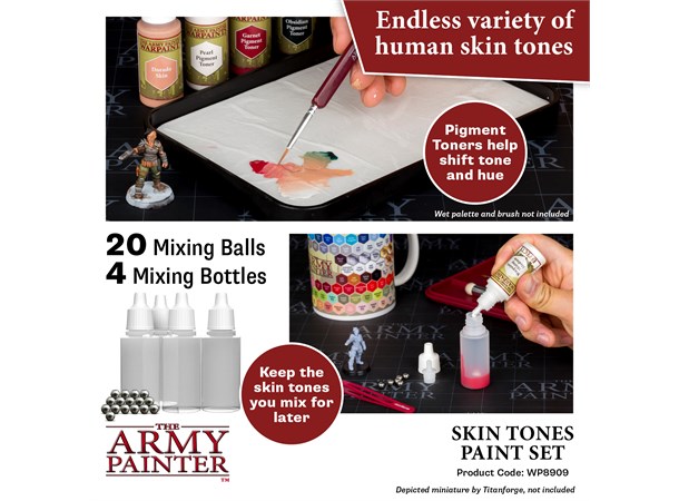 Skin Tones Paint Set The Army Painter