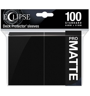Sleeves Eclipse Pro Matte Black x100 66x91 cm Ultra Pro Kortbeskytter 
