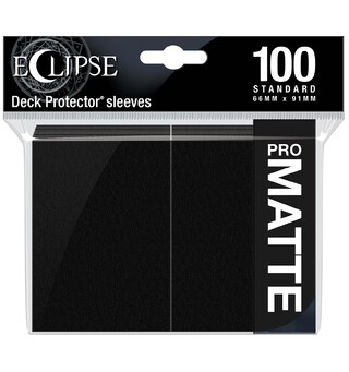 Sleeves Eclipse Pro Matte Black x100 66x91 cm Ultra Pro Kortbeskytter