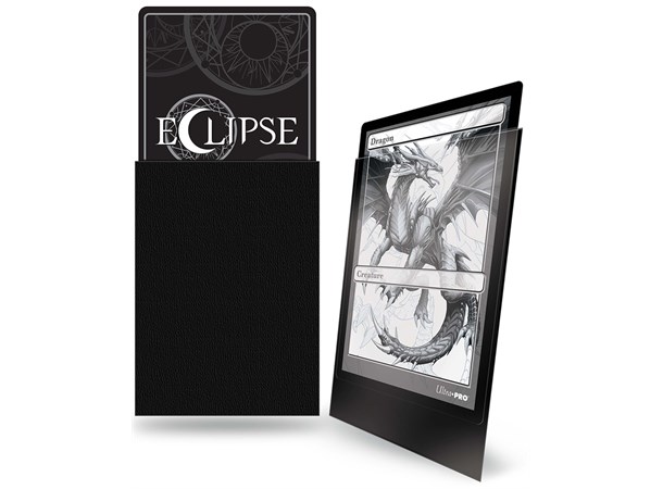 Sleeves Eclipse Pro Matte Black x100 66x91 cm Ultra Pro Kortbeskytter