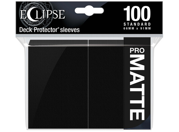 Sleeves Eclipse Pro Matte Black x100 Ultra Pro Kortskydd / Deck Protector 