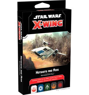 Star Wars X-Wing Hotshots Aces Expansion Utvidelse til Star Wars X-Wing 2nd Ed 