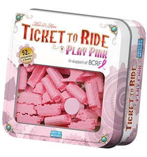 Ticket to Ride Play Pink Expansion Utvidelse til Ticket to Ride 