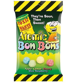 Toxic Waste Atomic Bon Bons 150g Nydelige Sure Drops 