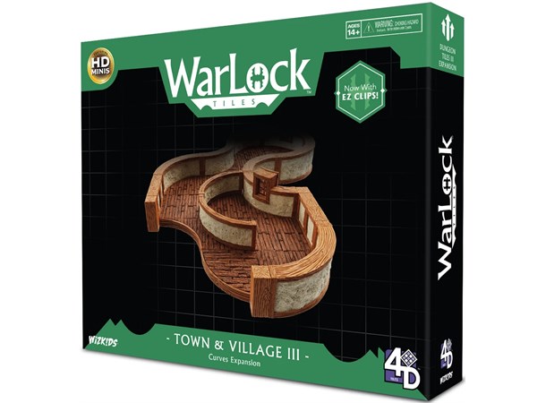 Warlock Tiles Town & Village 3 - Curves Bygg din egen Dungeon i 3D!