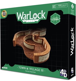 Warlock Tiles Town & Village 3 - Curves Bygg din egen Dungeon i 3D! 