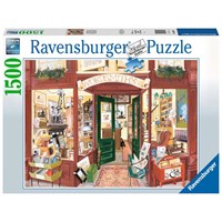 Wordsmiths Bokhandel 1500 biter Puslespill - Ravensburger Puzzle