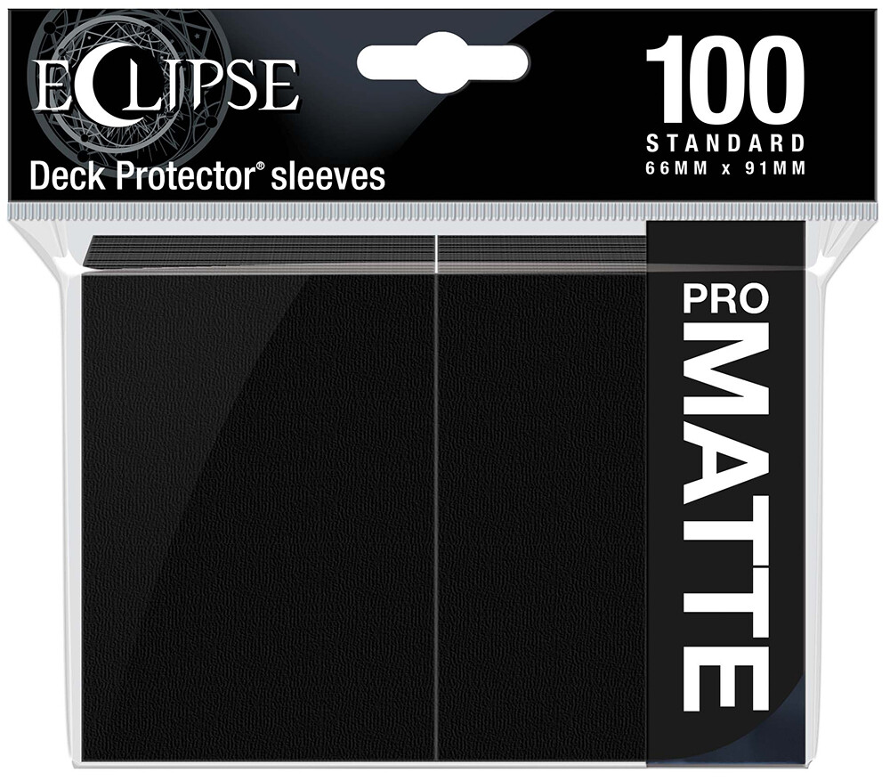 Sleeves Eclipse Pro Matte Black x100 66x91 cm Ultra Pro Kortbeskytter