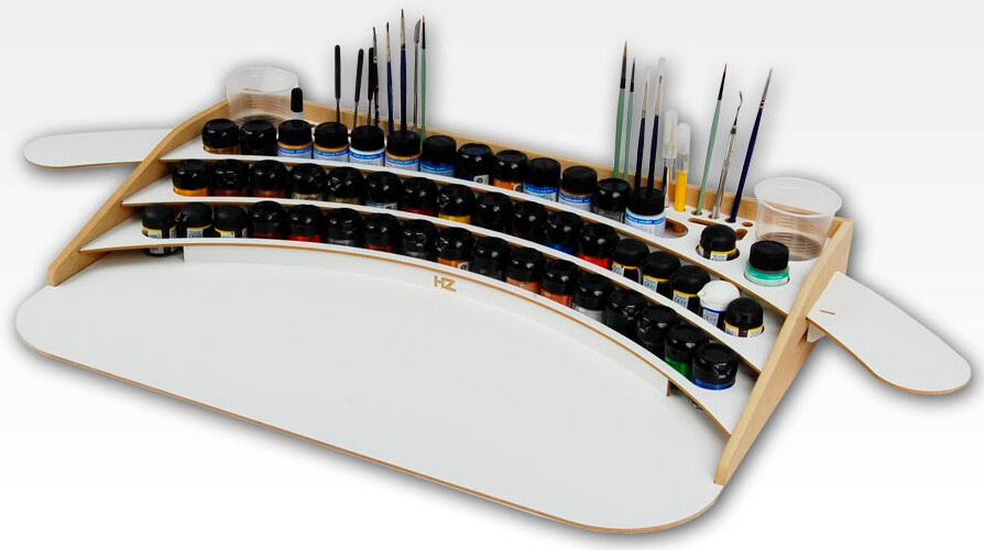 Hobbyzone Pro Paint Station - 36mm 60 x 40 x 6 cm - Plass til 50 malinger