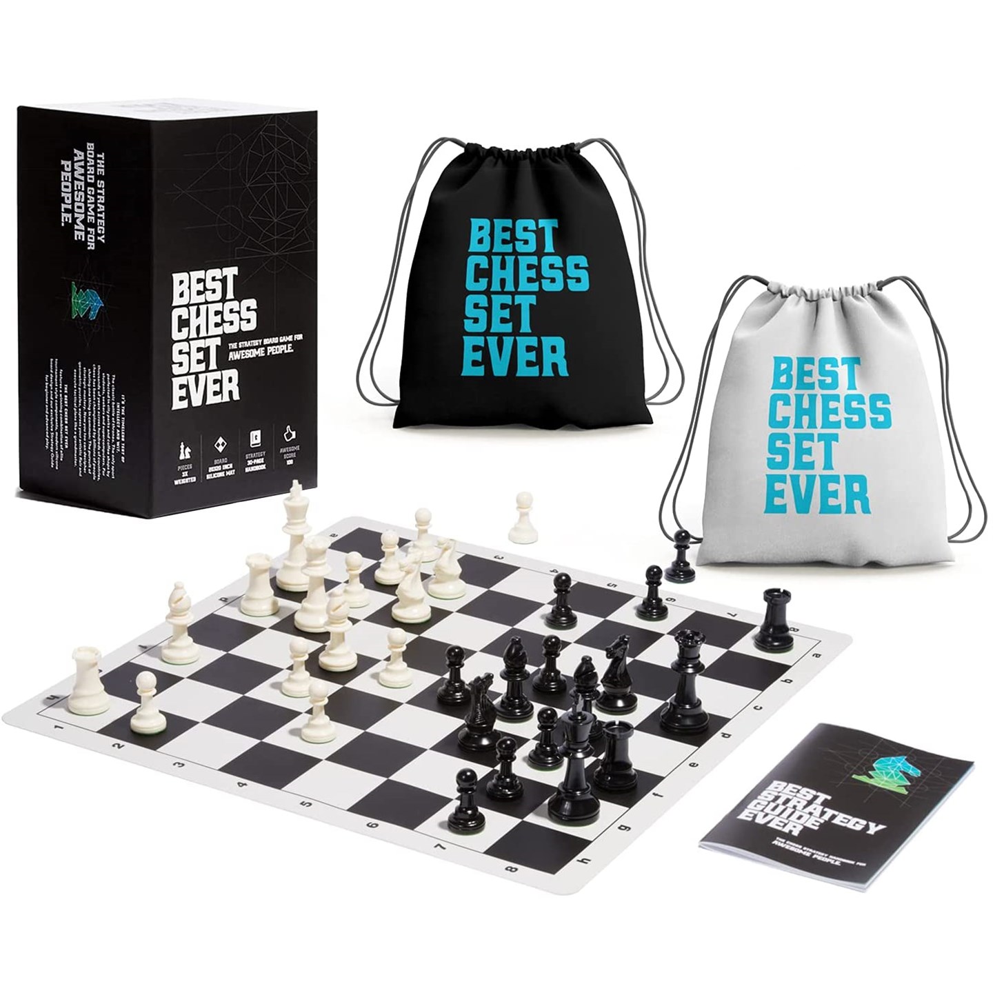 Sjakksett Best Chess Set Ever 50cm 50x50cm  - Triple Weighted
