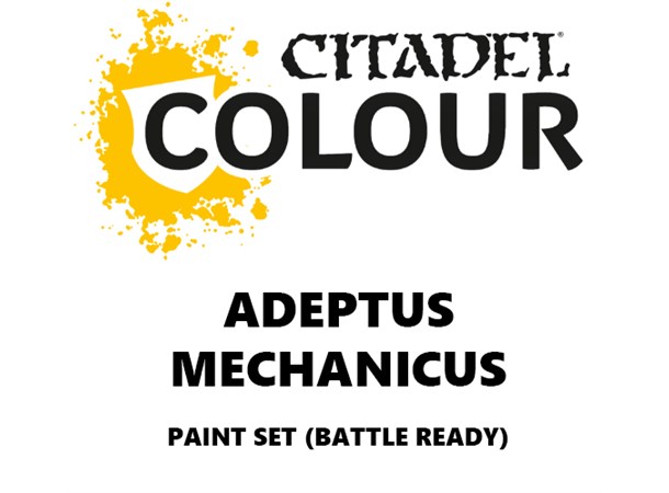 Adeptus Mechanicus Paint Set Battle Ready Paint Set for din hær