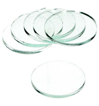 Akrylbaser Rund 50mm Clear (5 stk)