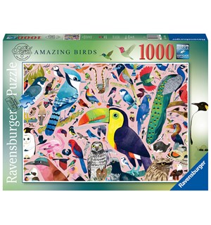 Amazing Birds 1000 biter Puslespil Ravensburger Puzzle 