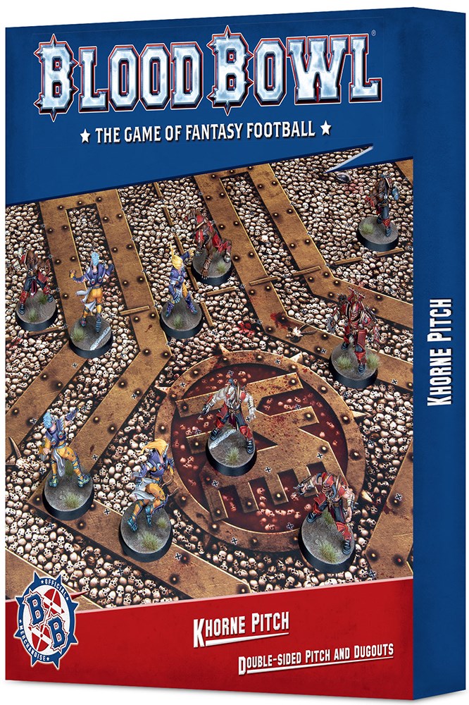 Blood Bowl Pitch Khorne Team Gamezone.no