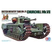 British Infantry Tank Mk.IV Churchill Tamiya 1:35 Byggesett - Mk.VII