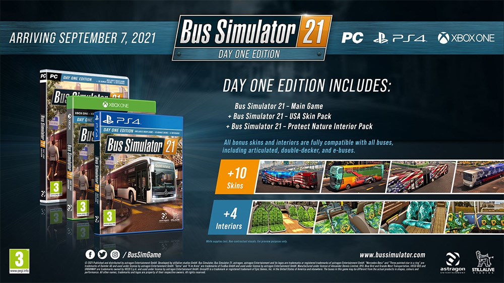 Bus Simulator 21 Day One Edition PS4 - Gamezone.no