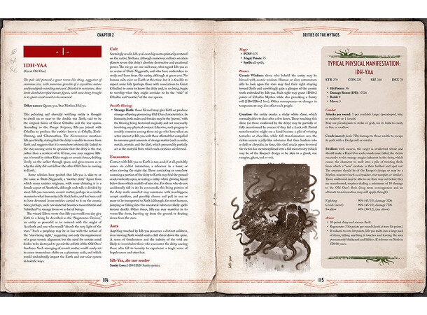 Call of Cthulhu RPG Malleus Monstrorum Cthulhu Mythos Bestiary 