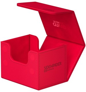 CardBox Sidewinder Monocolor 100+ Rød Ultimate Guard XenoSkin 