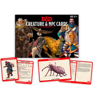 D&D Cards Creature & NPCs Dungeons & Dragons - 182 kort 