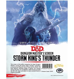 D&D DM Screen Storm Kings Thunder Dungeons & Dragons Dungeon Master 