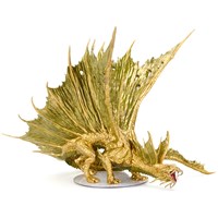 D&D Figur Icons Adult Gold Dragon Dungeons & Dragons Icons of the Realms