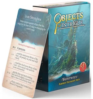 D&D Objects of Intrigue Waterways Deck Dungeons & Dragons - Random Encounters 