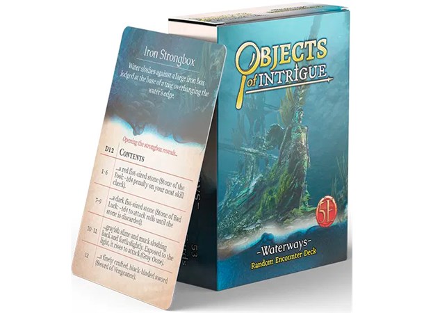 D&D Objects of Intrigue Waterways Deck Dungeons & Dragons - Random Encounters