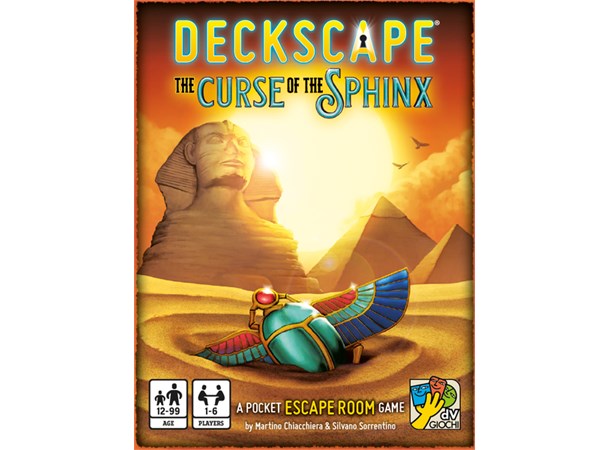 Deckscape Curse of the Sphinx Brettspil