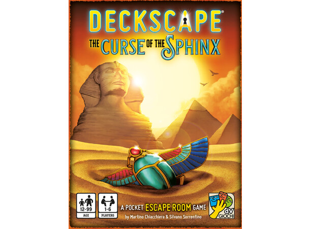 Deckscape Curse of the Sphinx Kortspel 