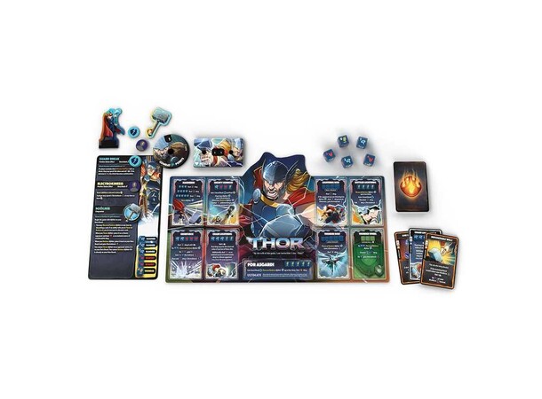 Dice Throne Marvel 4 Hero Box Brettspill Scarlet Witch / Thor / Loki / Spider-Man 