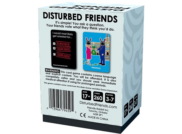 Disturbed Friends Party Brettspill The Despicable Party Edition