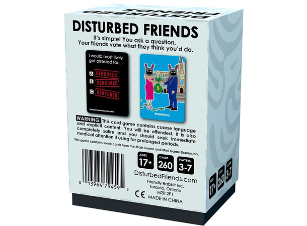 Disturbed Friends Party Brädspel The Despicable Party Edition 