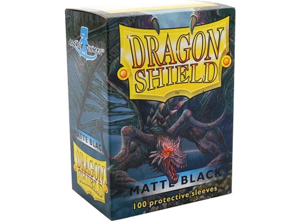 Dragon Shield Matte Sort x100 66x91