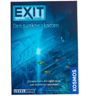 EXIT Den Sunkne Skatten Brettspill Norsk utgave 