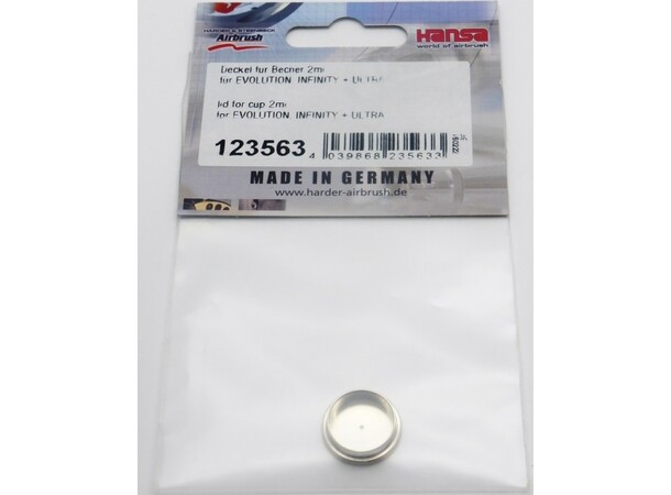 H&S Paint Cup Lid 2ml Till Evolution og Infinity 