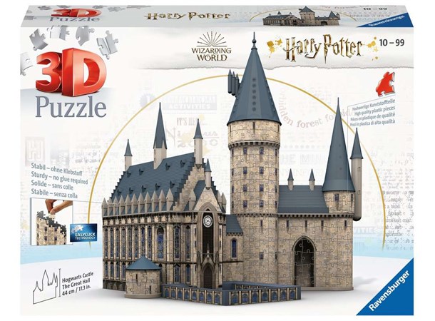 Harry Potter 3D Hogwarts 540 biter Puslespill - Ravensburger Puzzle