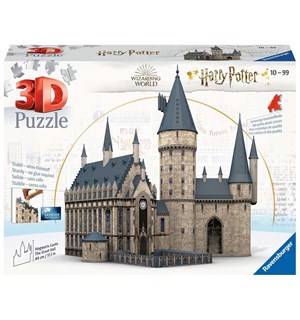Harry Potter 3D Hogwarts 540 biter Puslespill - Ravensburger Puzzle 