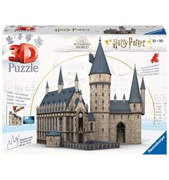 Harry Potter 3D Hogwarts 540 biter Puslespill - Ravensburger Puzzle