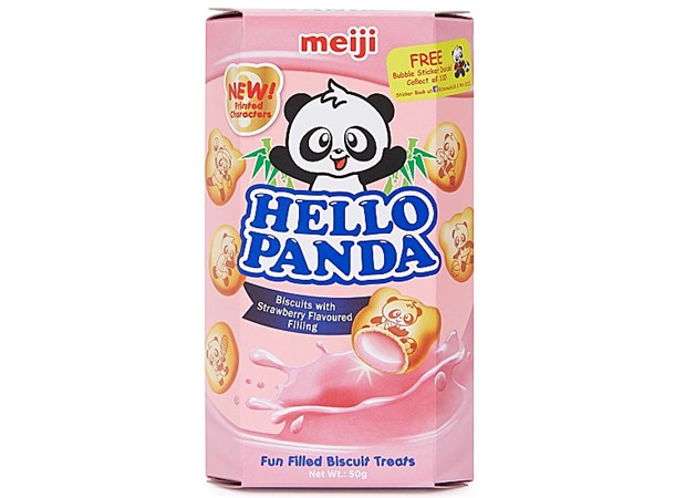 Hello Panda Jordbær 50g Japansk Megahit