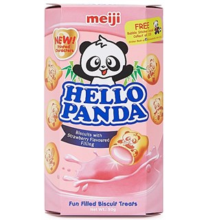 Hello Panda Jordbær 50g Japansk Megahit 