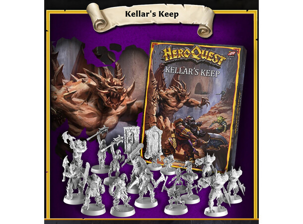 HeroQuest Kellars Keep Expansion Expansion till HeroQuest 