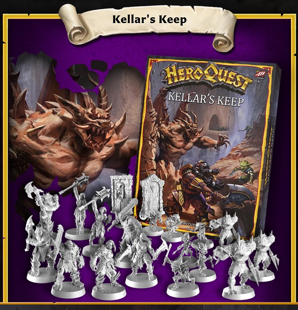 HeroQuest Kellars Keep Expansion Utvidelse til Heroquest Gamezone.no