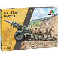 M1 155mm Howitzer Italeri 1:35 Byggesett