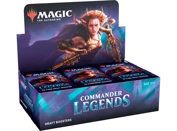 Magic Commander Legends Draft Display 24 boosterpakker - Fabrikkforseglet